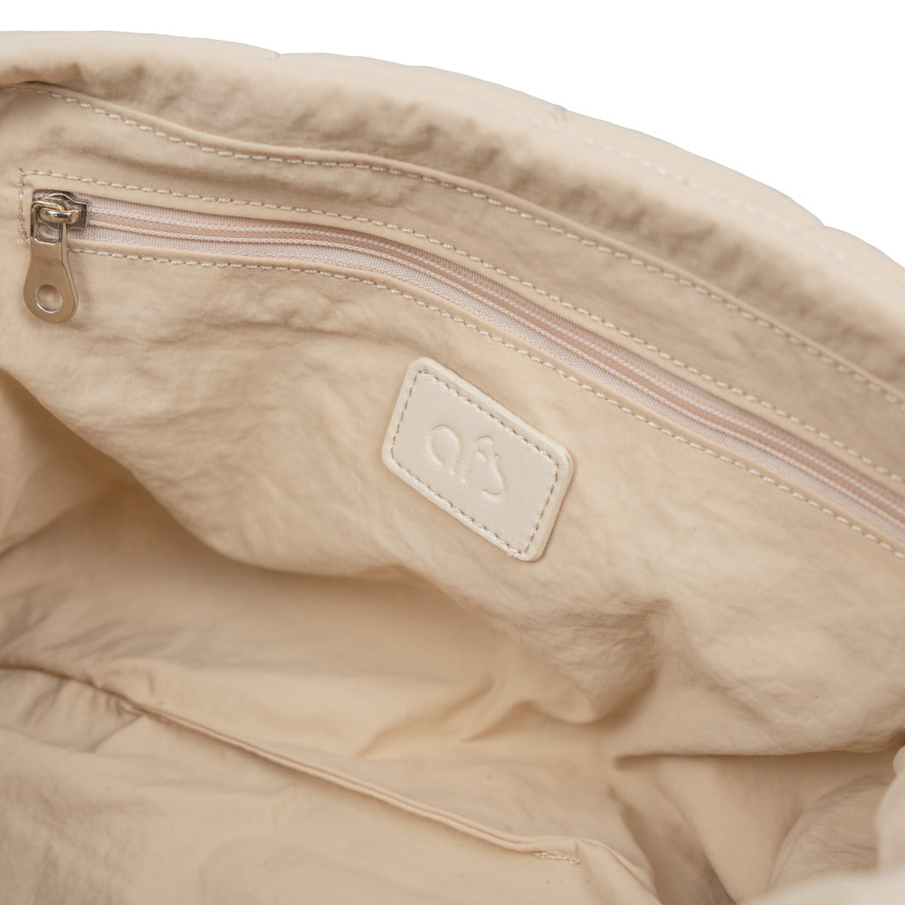 AFS PF ふわもこキルティングショルダーバッグ(オーガナイザー付き)