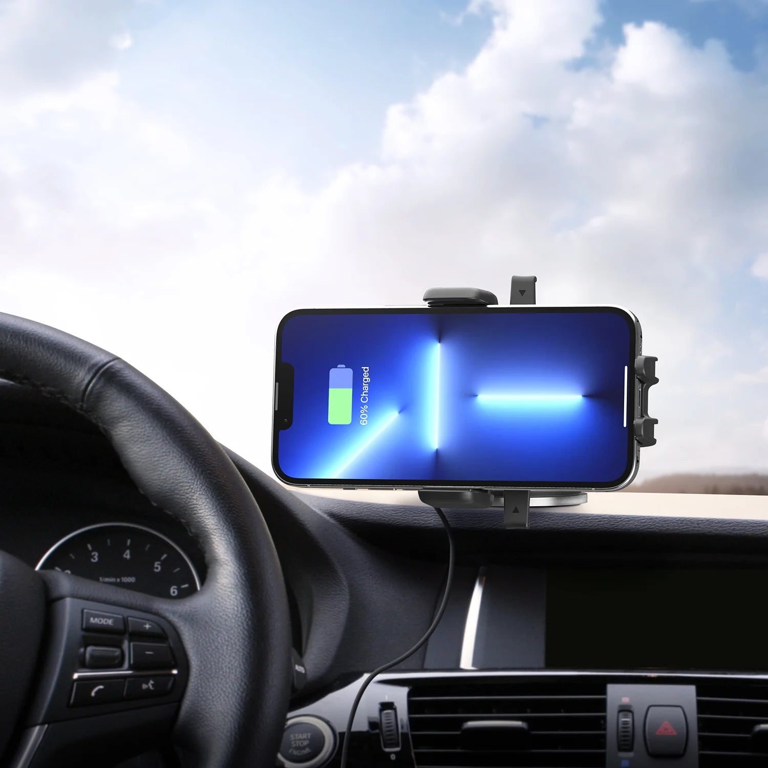 Easy One Touch Wireless Mini Dash / Windshield Mount ダッシュ/フロントガラスマウント